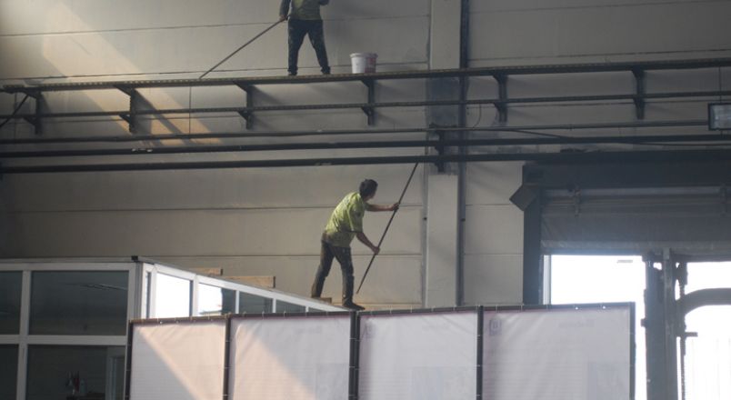 İş Yeri Fabrika Temizliği Paspas Temizlik